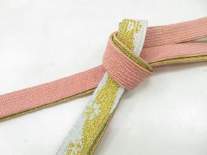 リサイクル　和装小物　帯締め　フォーマル　金糸　正絹　手組　高麗組
